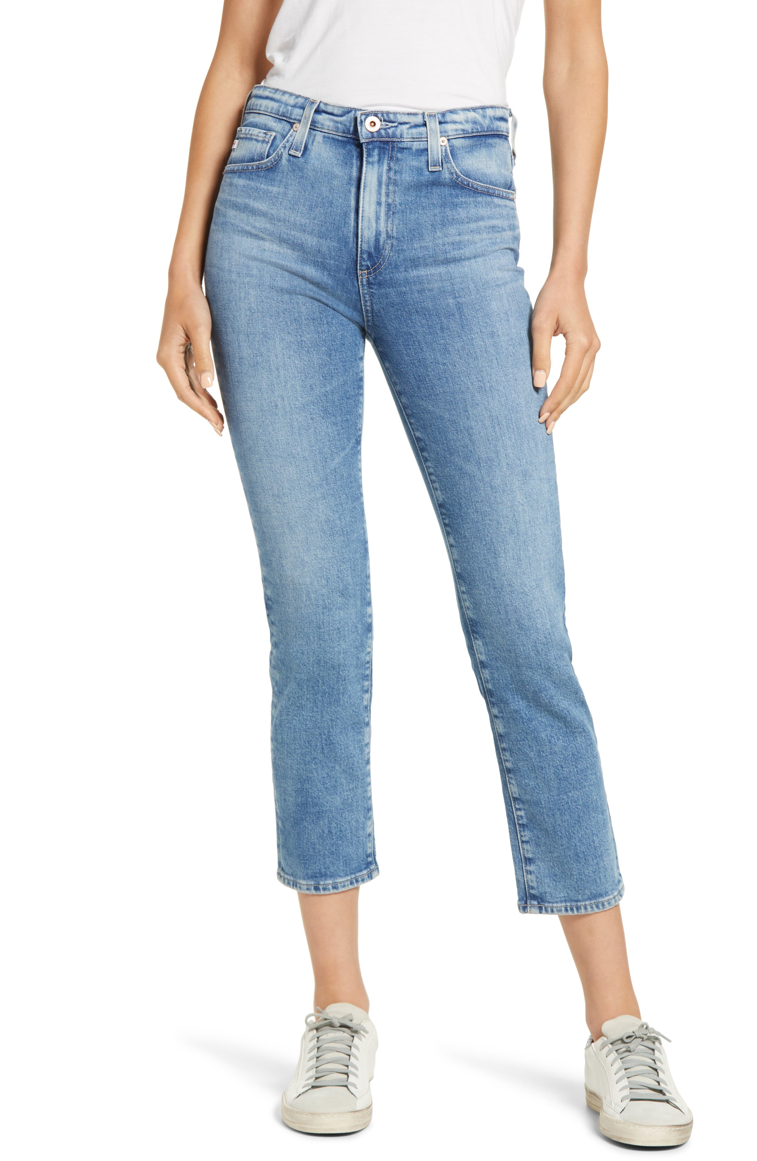 Ag Jeans Womens The Isabelle Super Black Meteor Shower High-Rise Straight Crop Black 25 Ag Jeans Womens The Isabelle Super Black Meteor Shower High-Rise Straight Crop Black 25